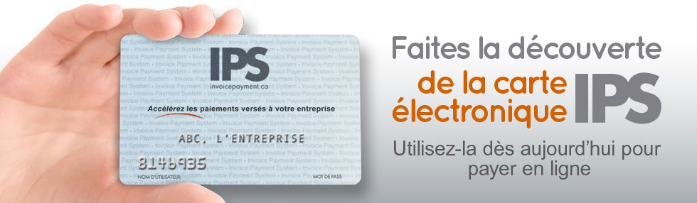 Payez vos factures plus rapidement... et de façon plus pratique.